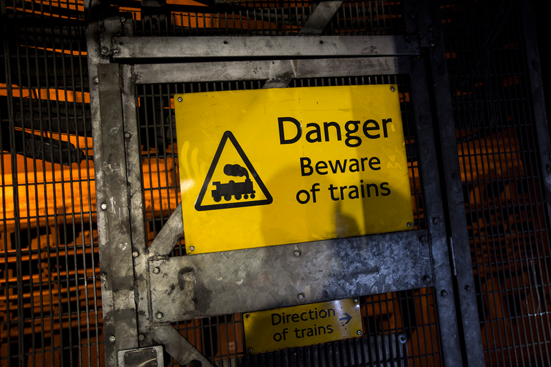 Beware of trains! Photo: Dan Kitwood/Getty Images.
